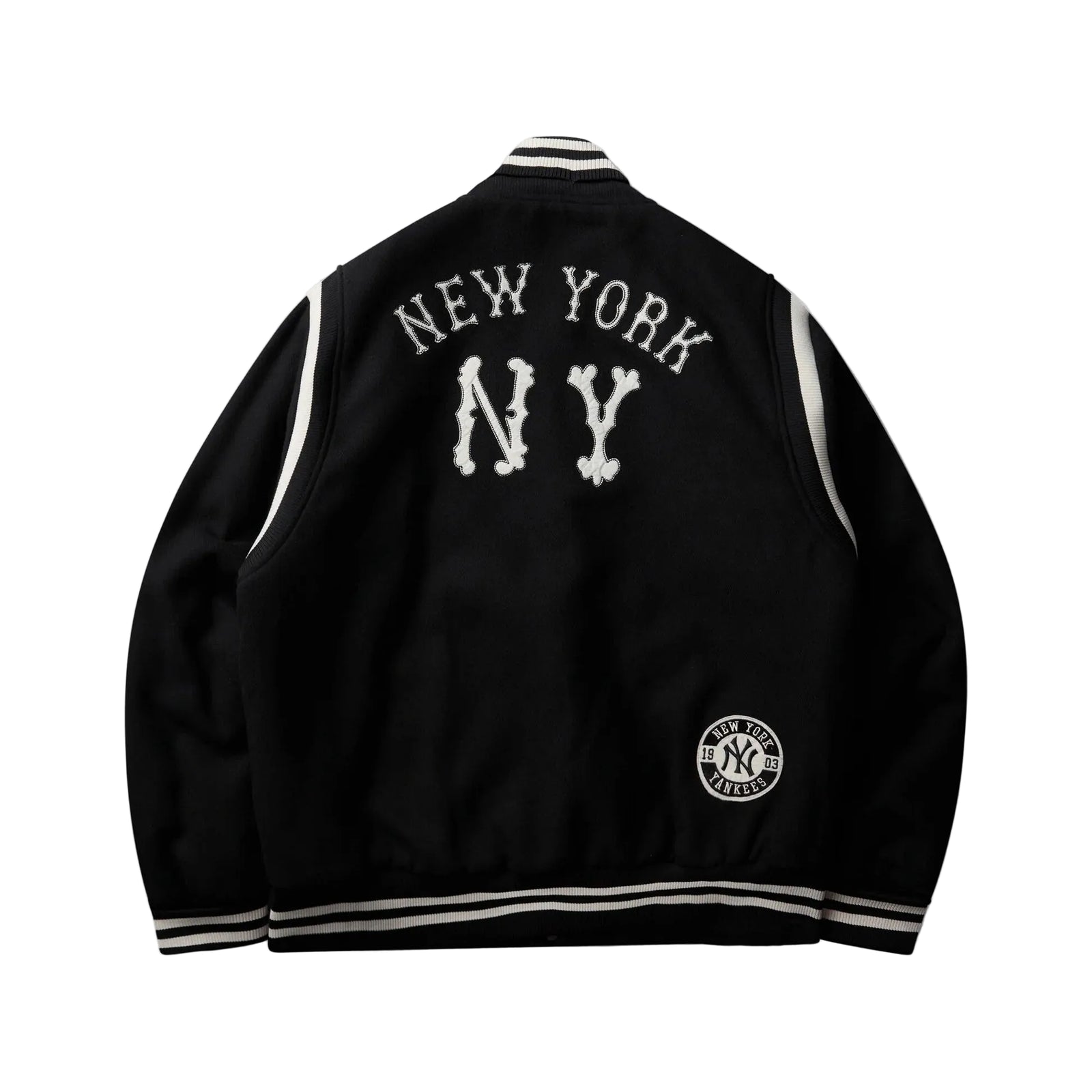 Champion Men's New York Yankees MLB Cooperstown Varsity Jacket / Black