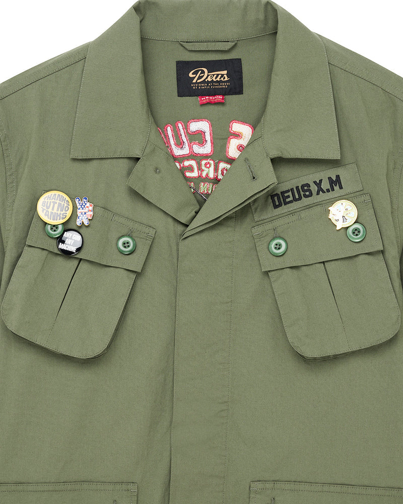 Power Overshirt / deus ex machina / pine green