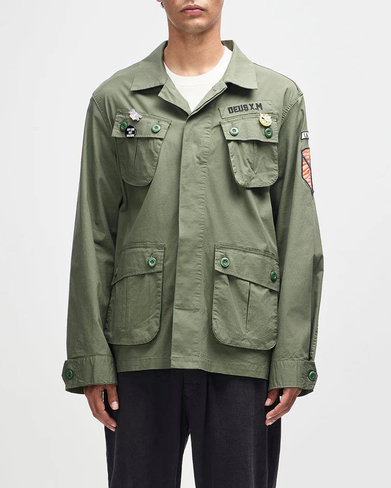 Power Overshirt / deus ex machina / pine green