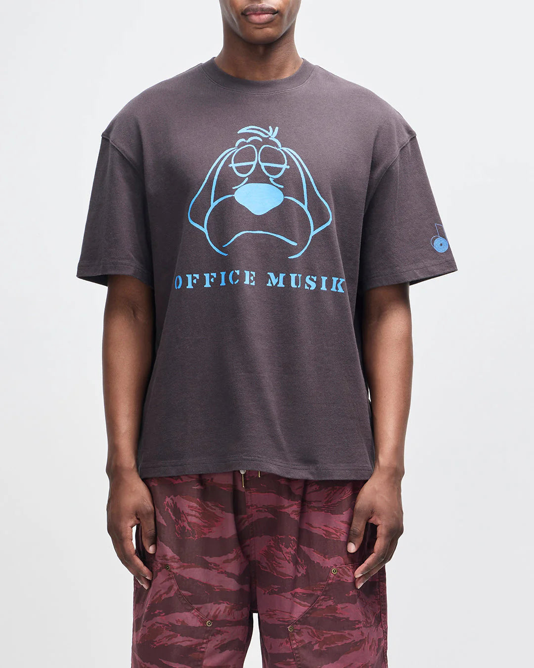 Office Musique Tee / DEUS EX MACHINA / ANTHRACITE