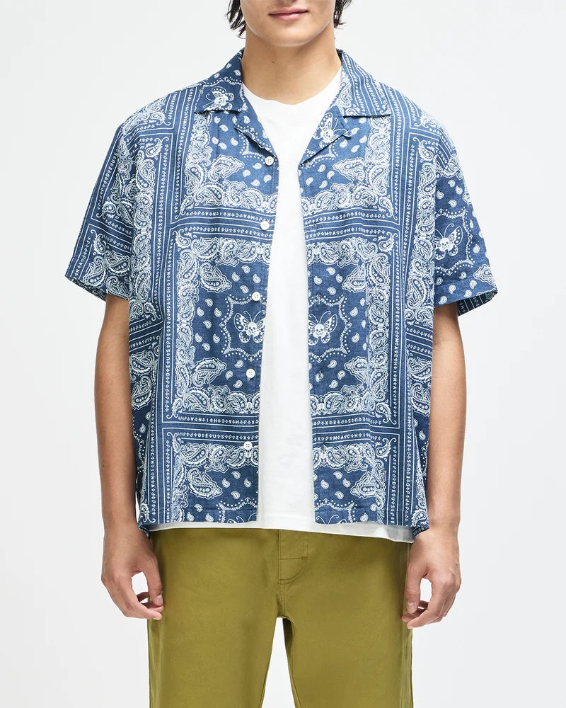Bad Sign Shirt / deus 3ex machina / navy