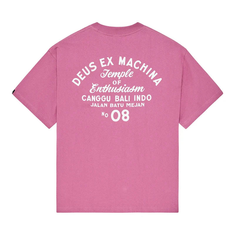CANGGU SIGN TEE  / deus ex machina / red violet