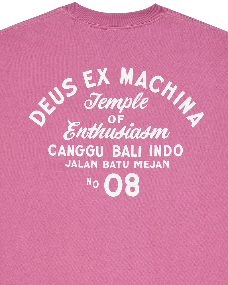 CANGGU SIGN TEE  / deus ex machina / red violet
