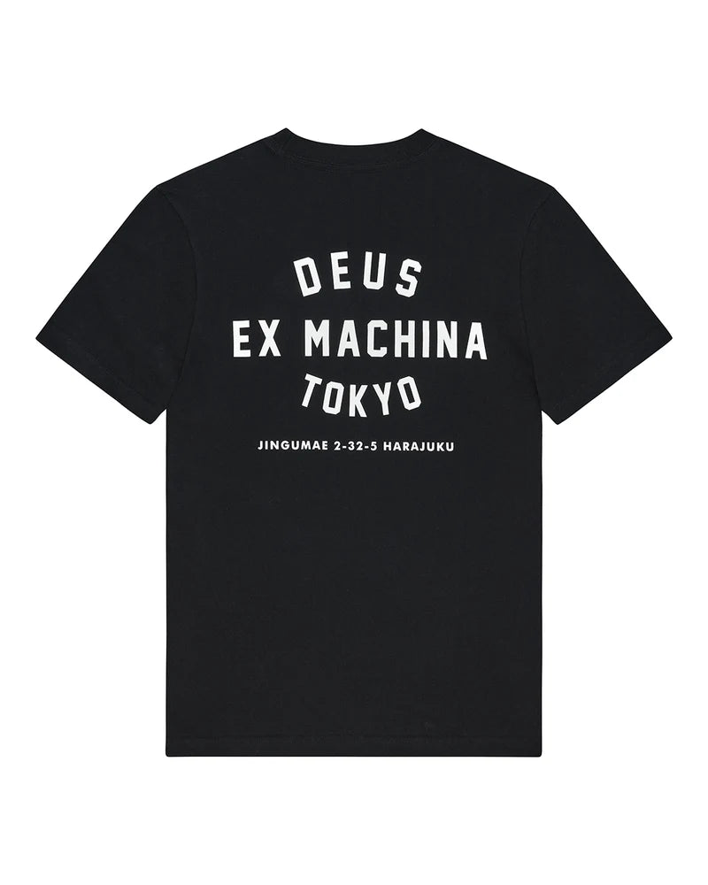 HARAJUKU HELMET TEE / deus ex machina / black