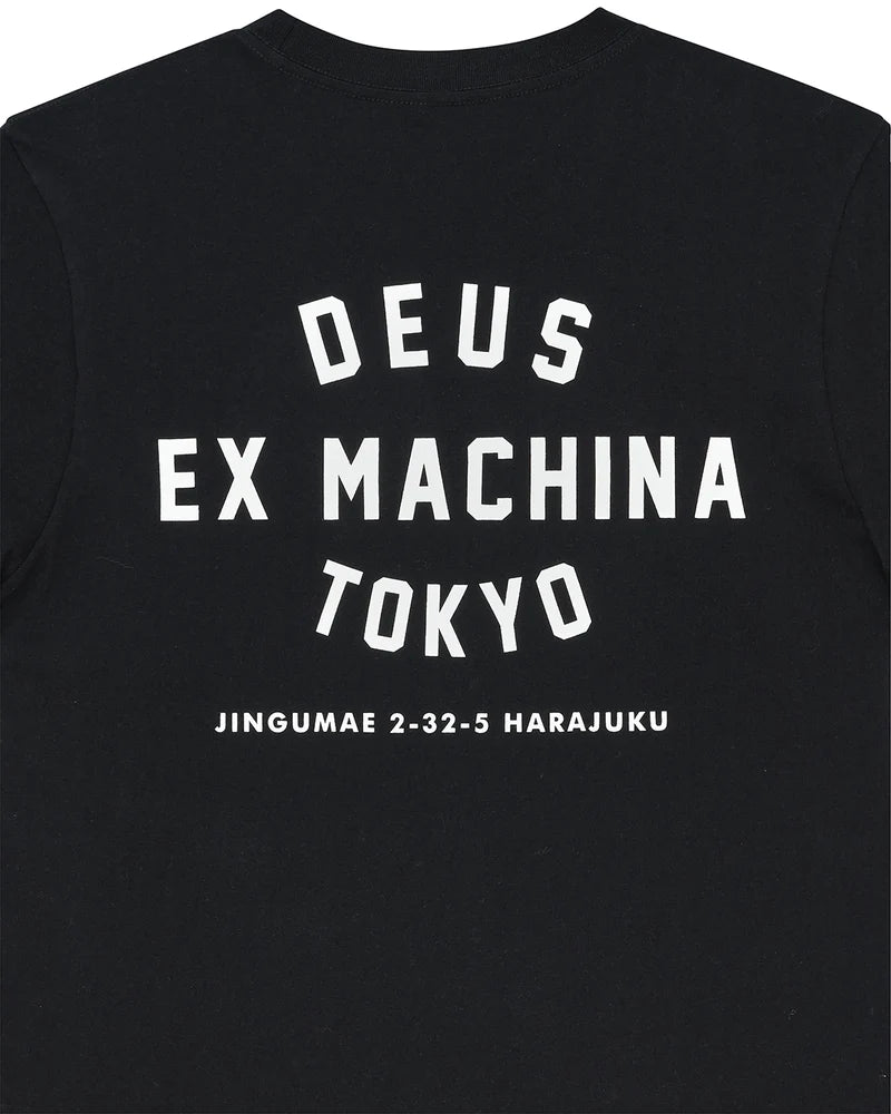 HARAJUKU HELMET TEE / deus ex machina / black