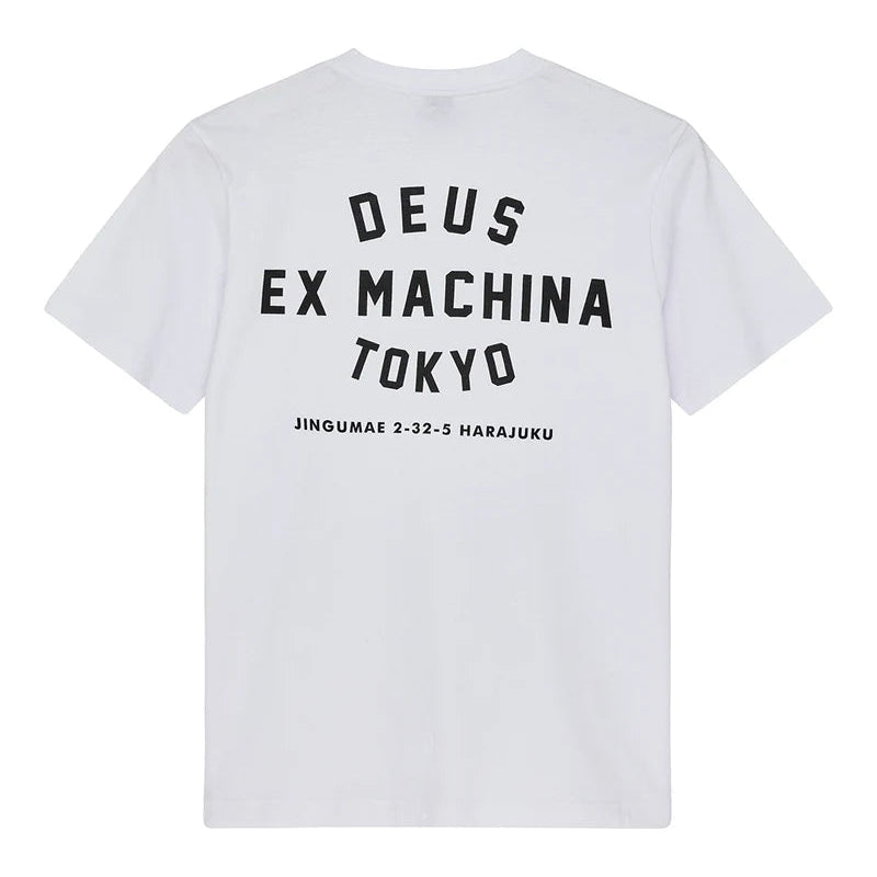 HARAJUKU HELMET TEE / deus ex machina / white