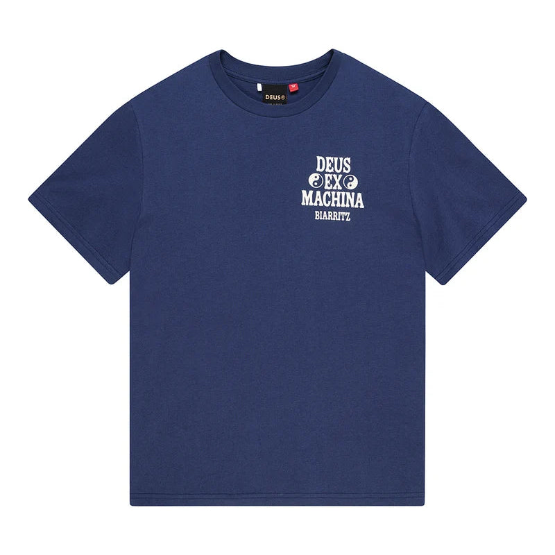 Biarritz Ceramic Tee / deus ex machina / Mechanic Blue