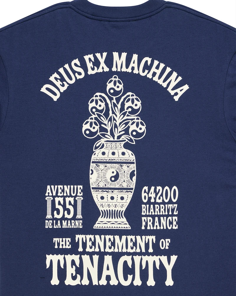 Biarritz Ceramic Tee / deus ex machina / Mechanic Blue