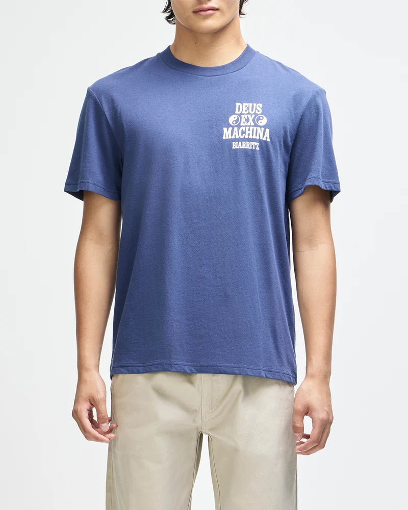 Biarritz Ceramic Tee / deus ex machina / Mechanic Blue