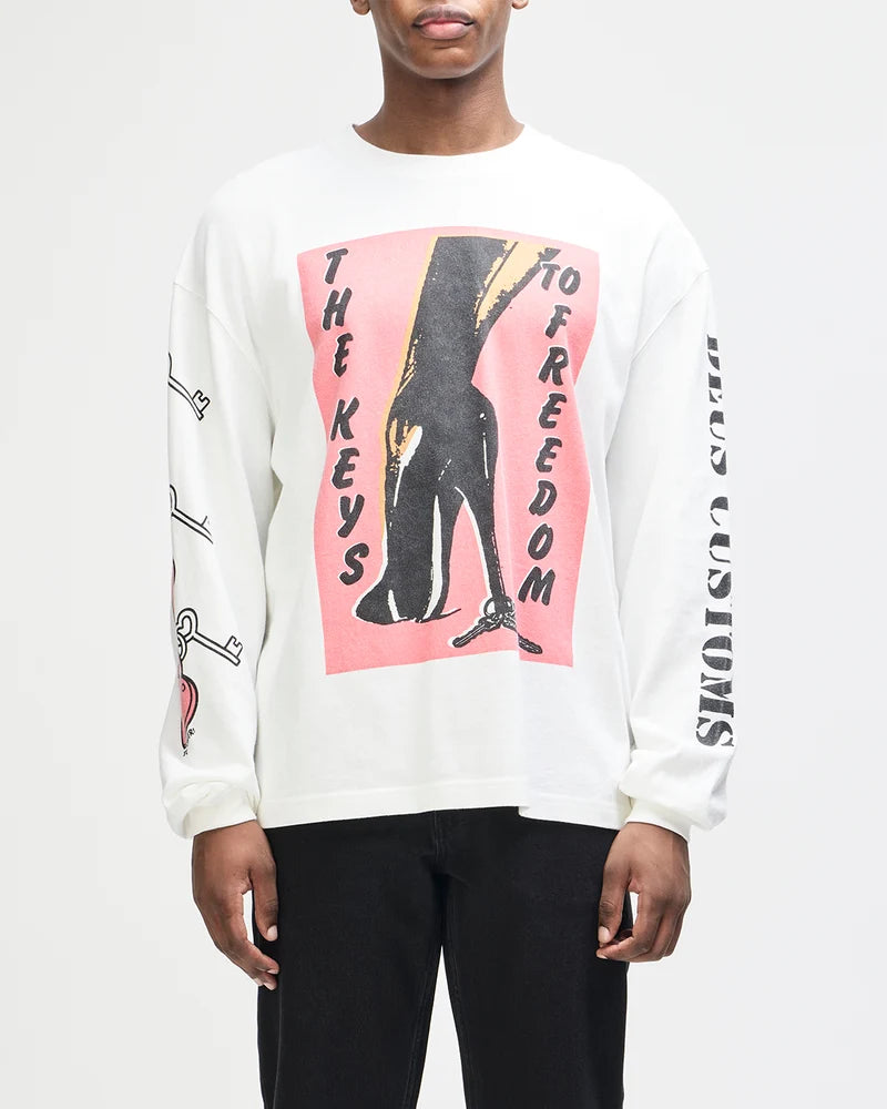 LOCKET OS LS TEE / deus ex machina / vintage white
