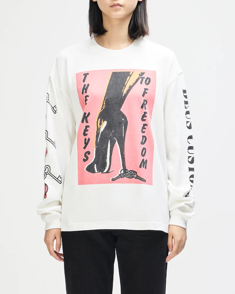 LOCKET OS LS TEE / deus ex machina / vintage white