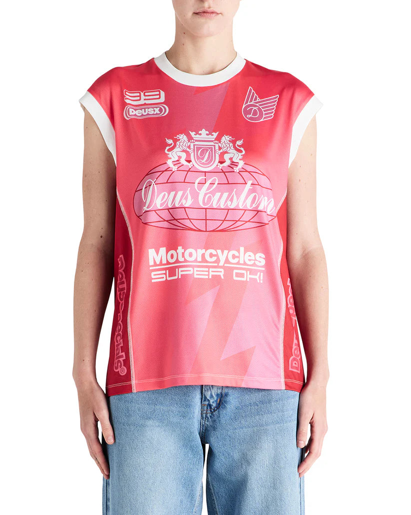 Project Mayhem Moto Tank Cherry / DEUS EX MACHINA