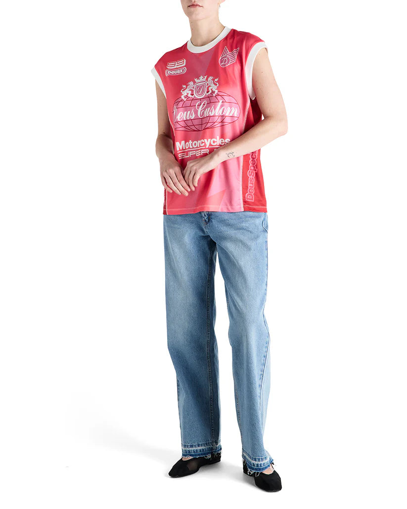 Project Mayhem Moto Tank Cherry / DEUS EX MACHINA