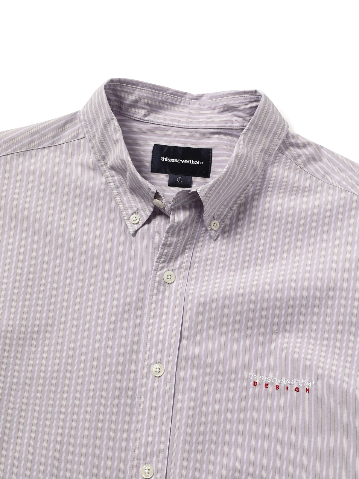 DSN Striped Shirt Lilac / thisisneverthat