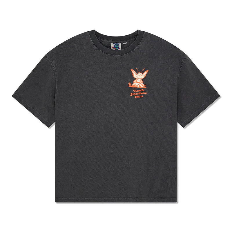 24 Hr Tee / deus ex machina /  anthracite