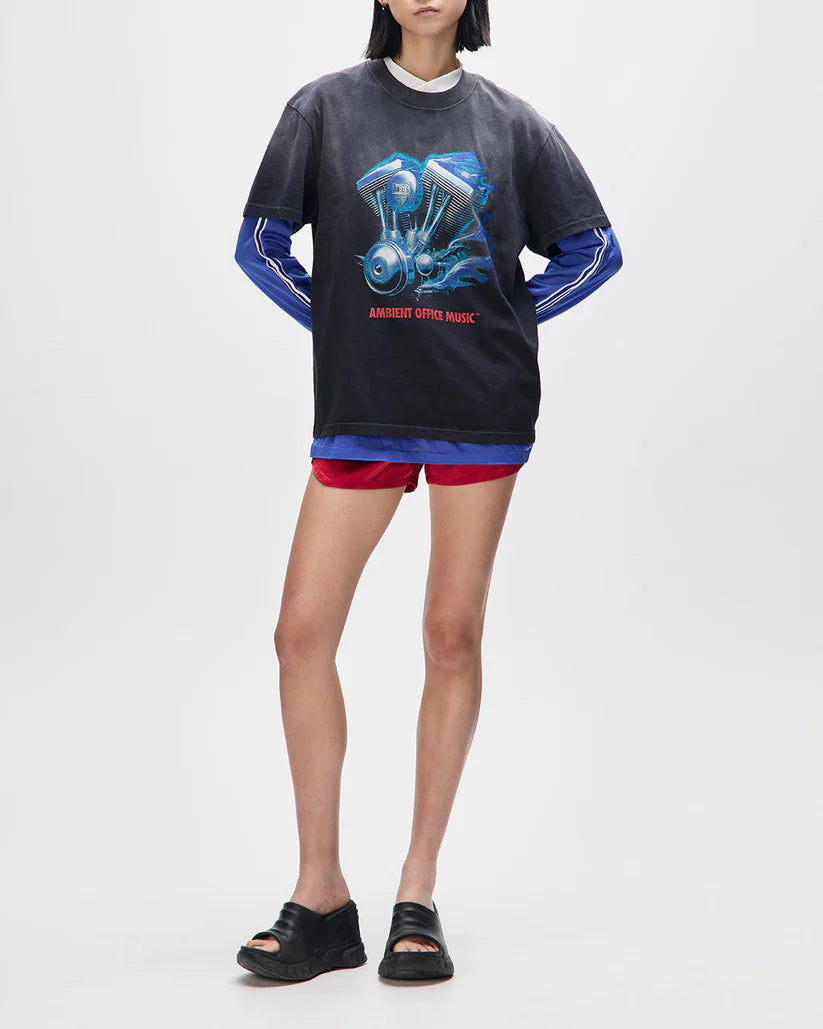 Productive Hum Tee / deus ex machina / anthracite