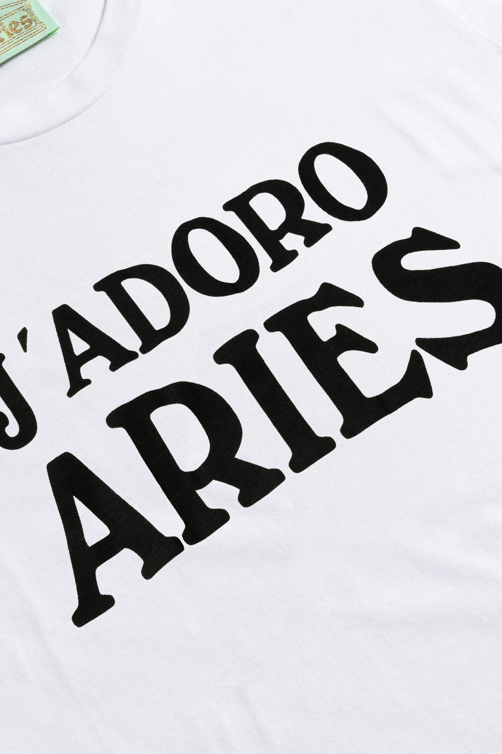 J'ADORO ARIES SS TEE / ARIES / WHITE