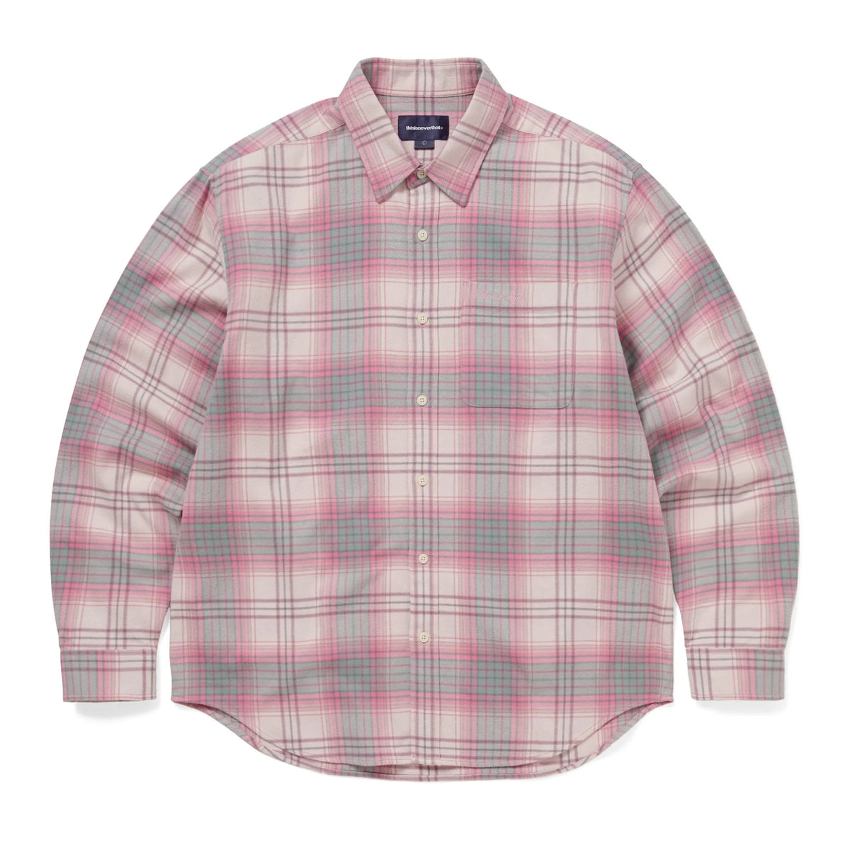 Flannel Check Shirt / THISISNEVERTHAT / PINK