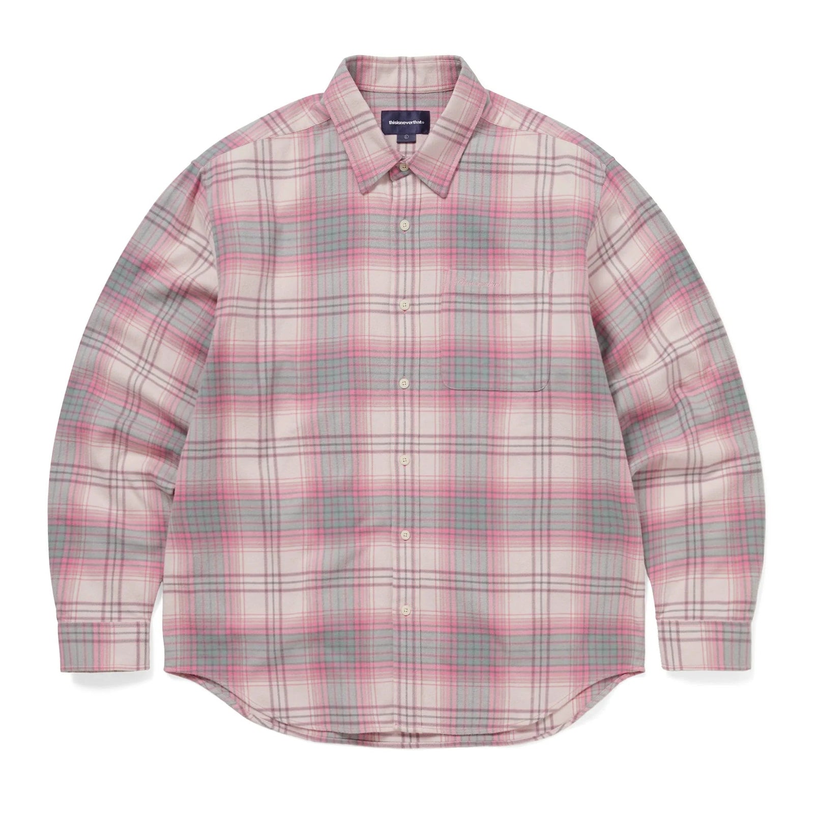 Flannel Check Shirt / THISISNEVERTHAT / PINK