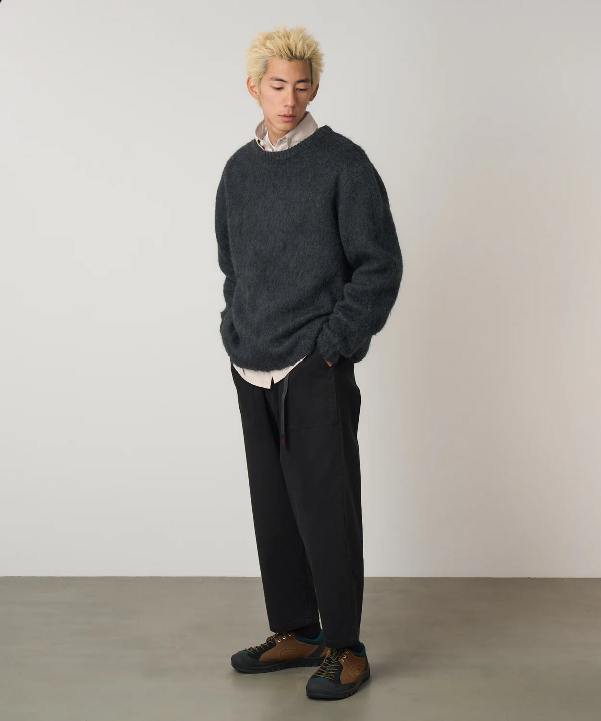 LOOSE TAPERED PANT / gramicci / black