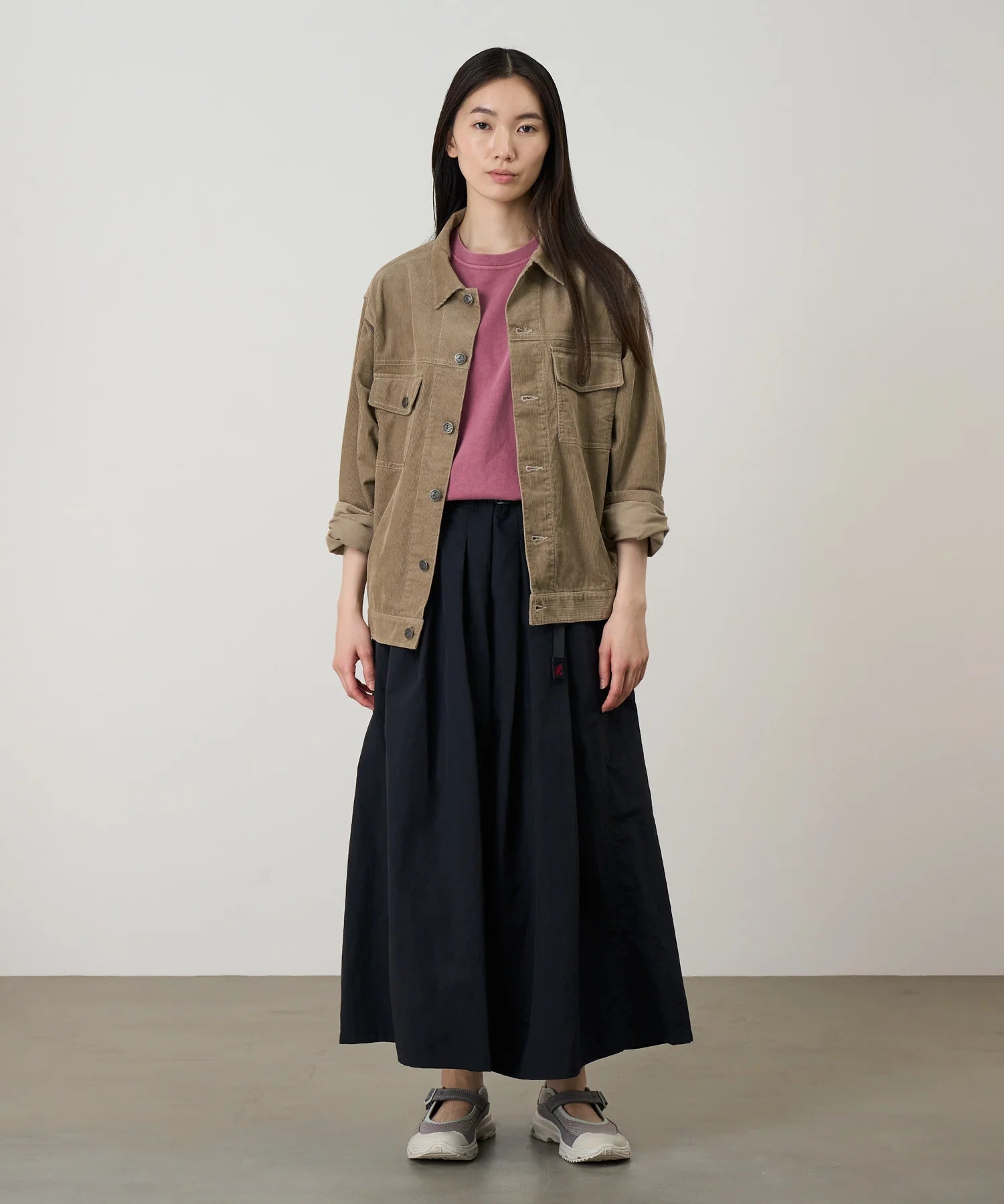 Gramicci Nylon Flare Pants / black