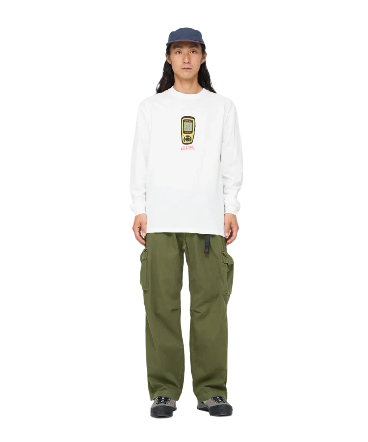 Gramicci GPS L/S Tee / WHITE