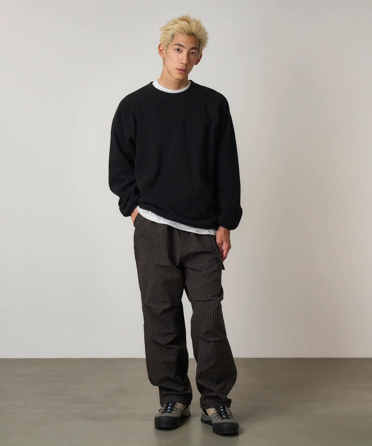 Gramicci Northside Plaid Pant / DEEP BROWN