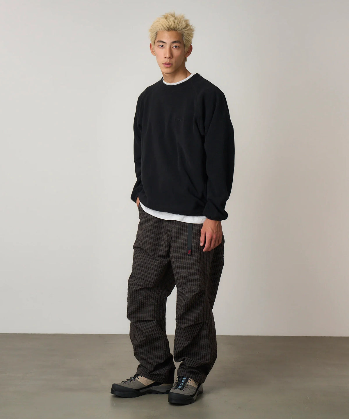 Gramicci Northside Plaid Pant / DEEP BROWN