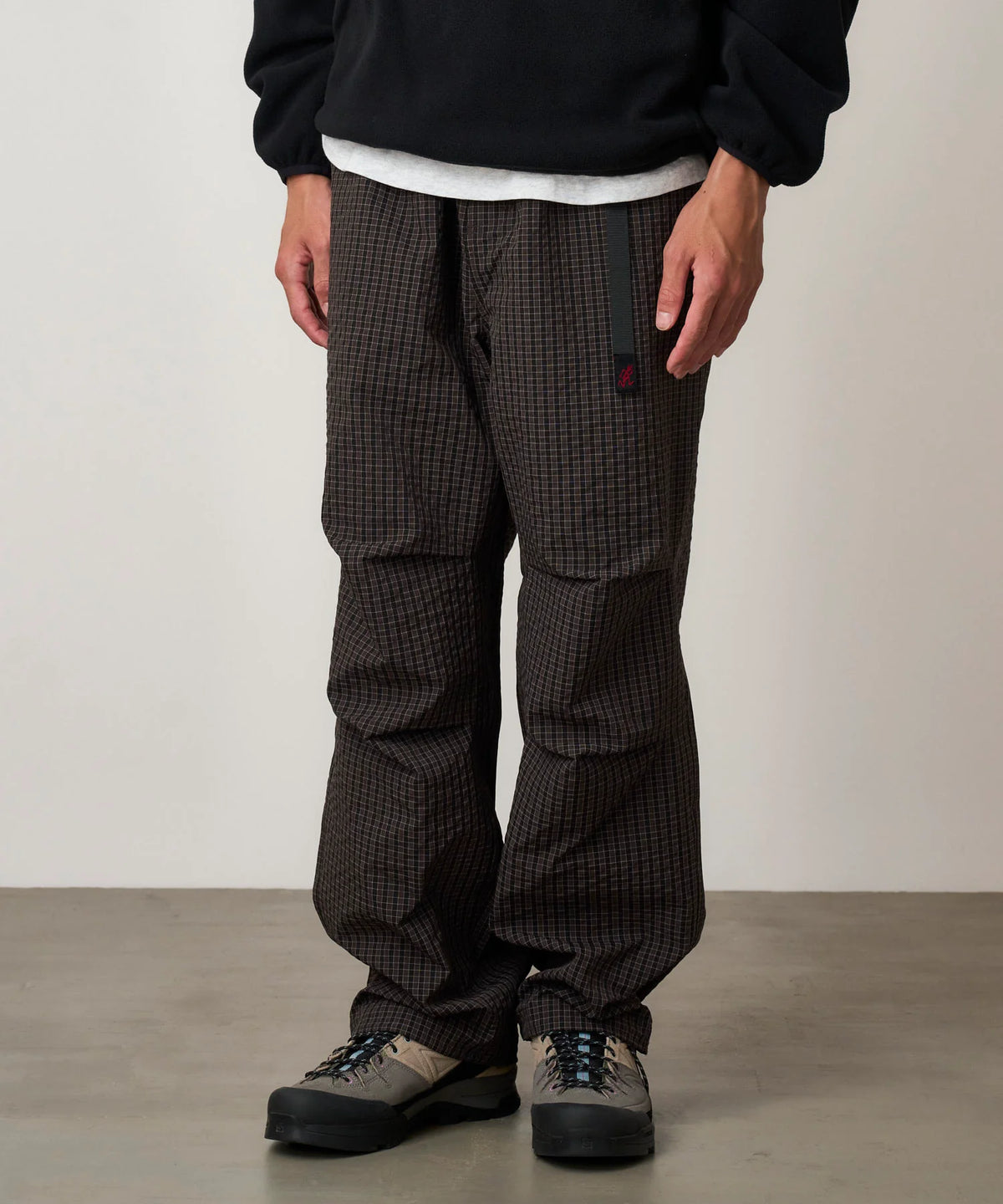 Gramicci Northside Plaid Pant / DEEP BROWN