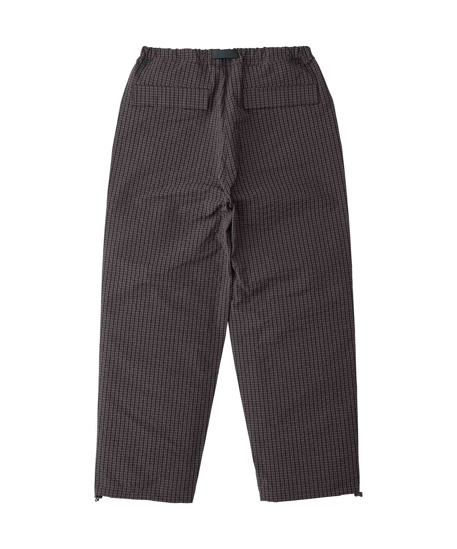 Gramicci Northside Plaid Pant / DEEP BROWN