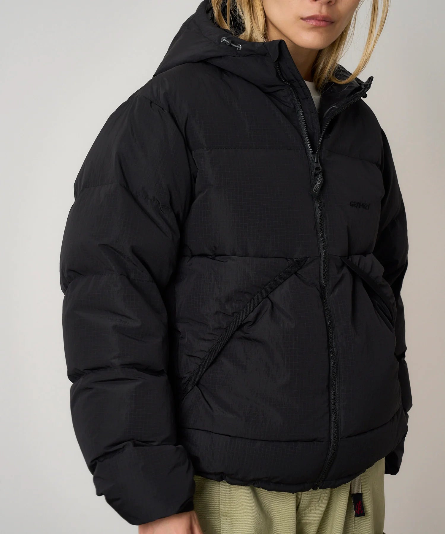 Gramicci Down Puffer Hooded Jacket / BLACK
