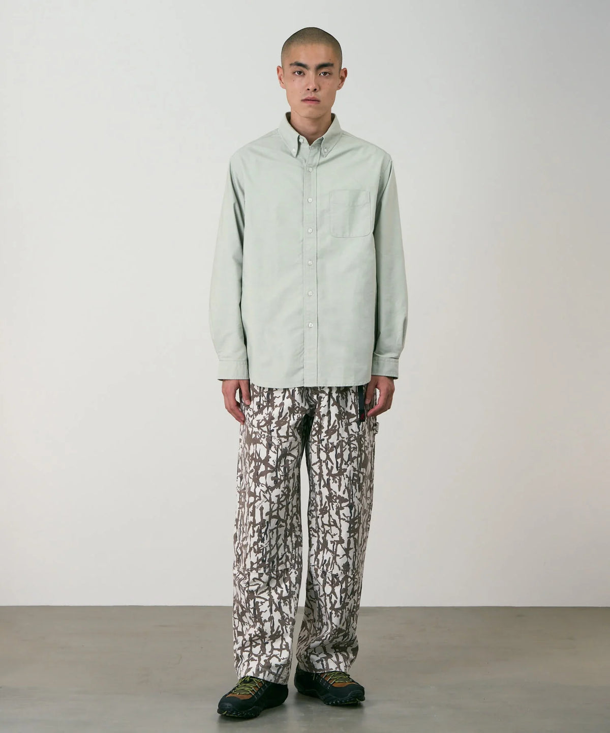 Gramicci Classic Oxford Coolmax Shirt / lime