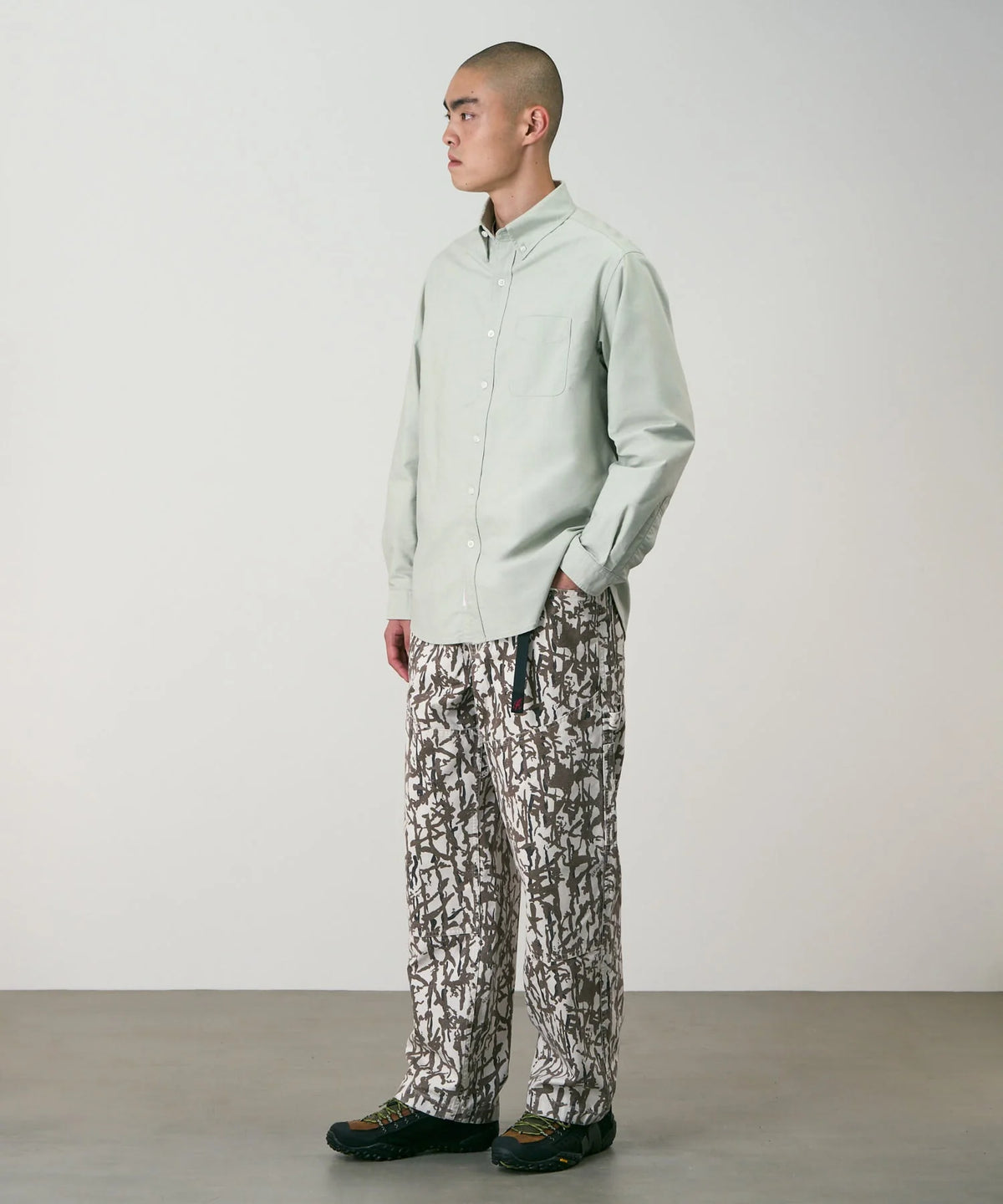 Gramicci Classic Oxford Coolmax Shirt / lime