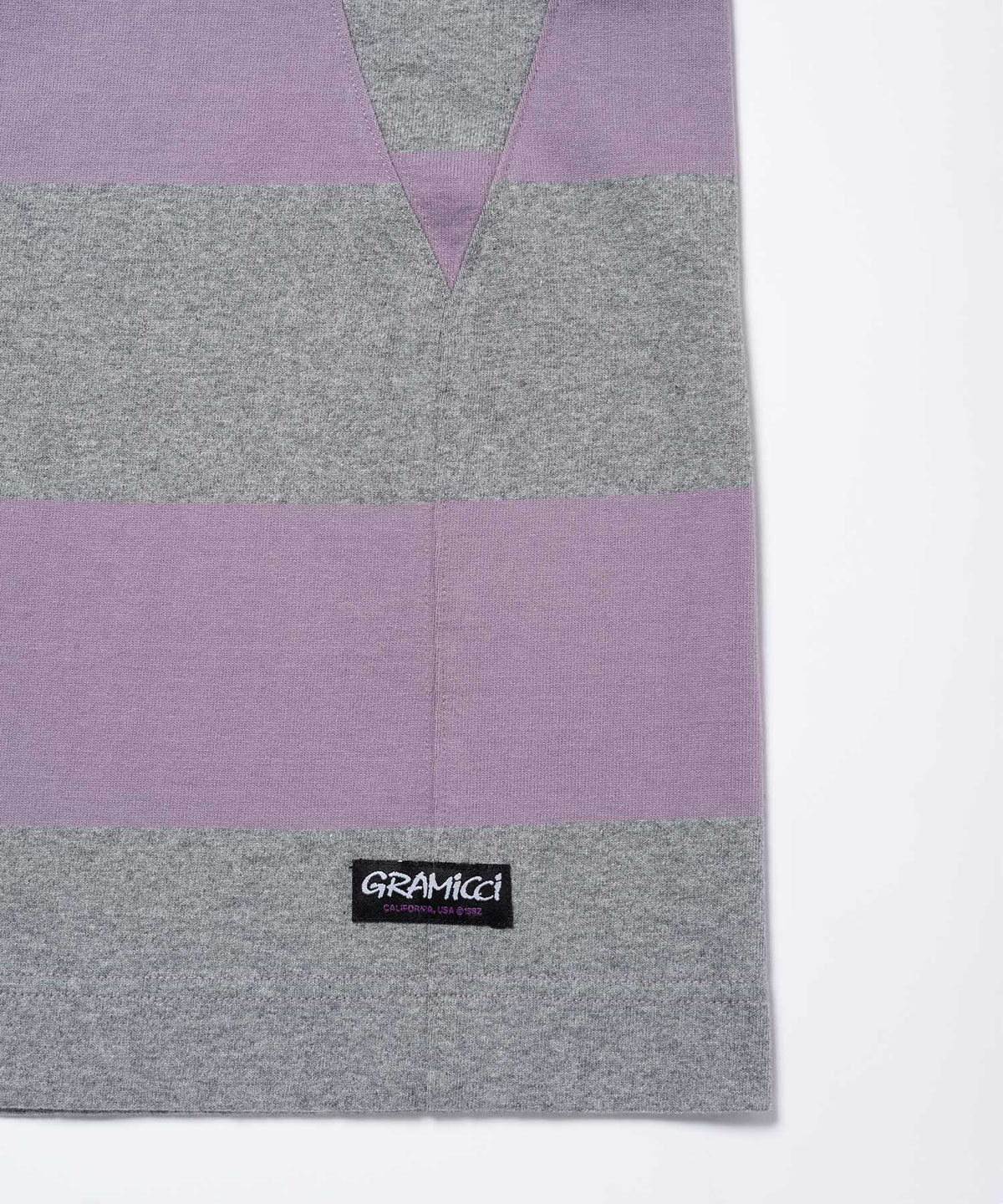 Gramicci Langdon Rugby Shirt / heather- purple