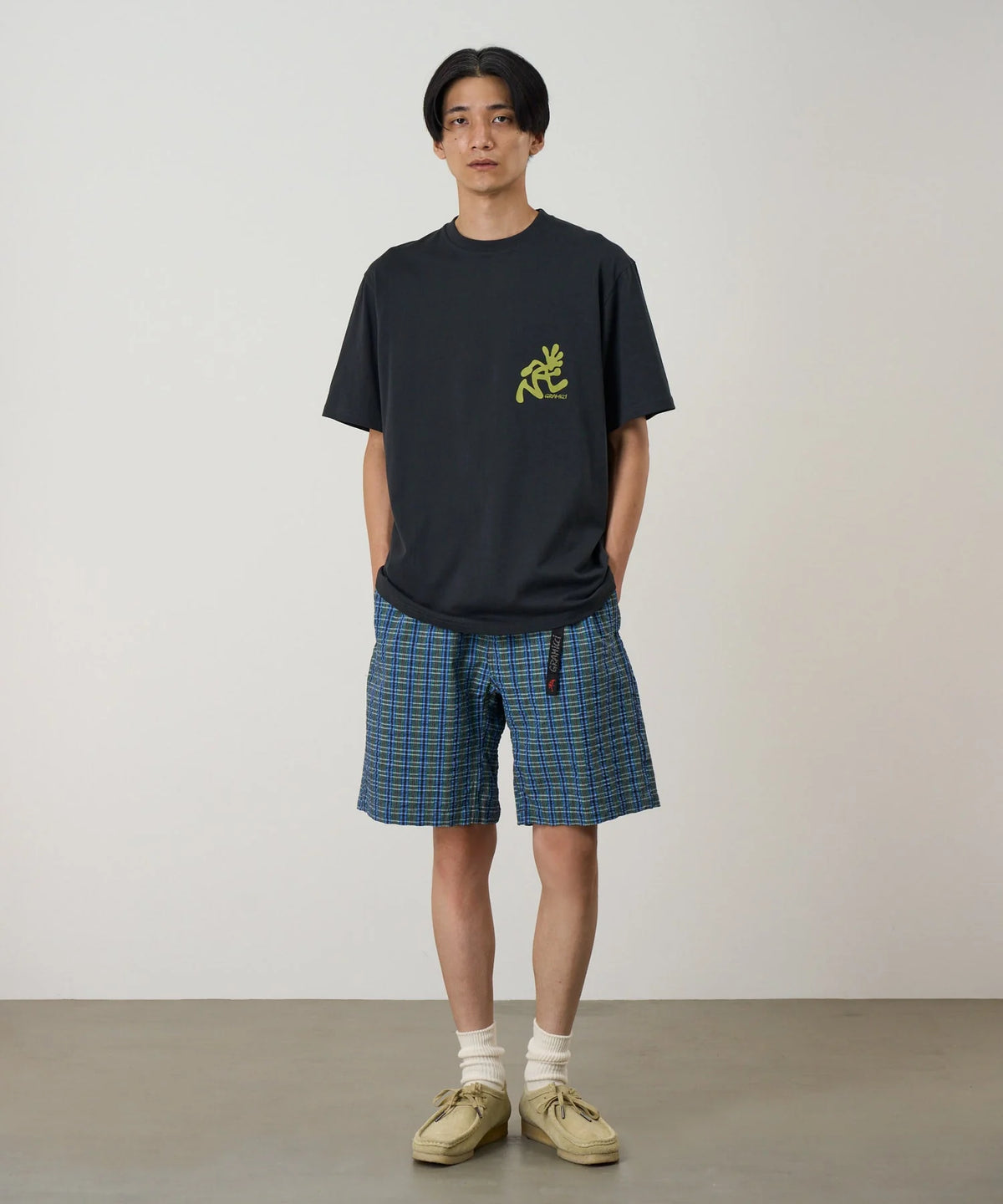 Gramicci Running Man Tee  / vintage black