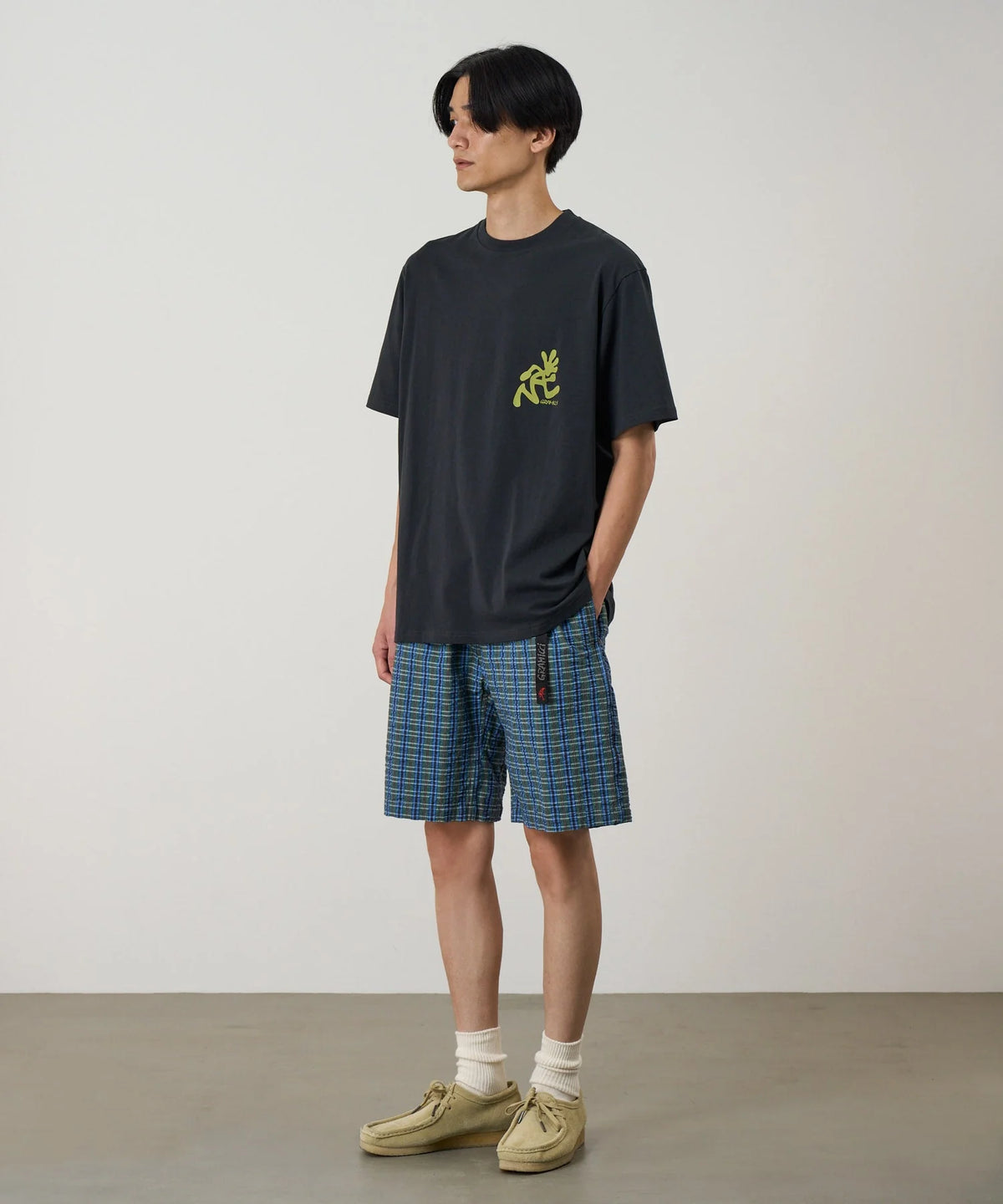 Gramicci Running Man Tee  / vintage black