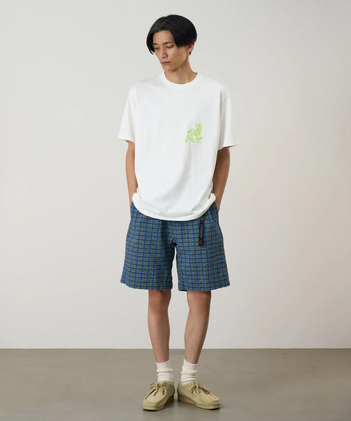 Gramicci Running Man Tee / white