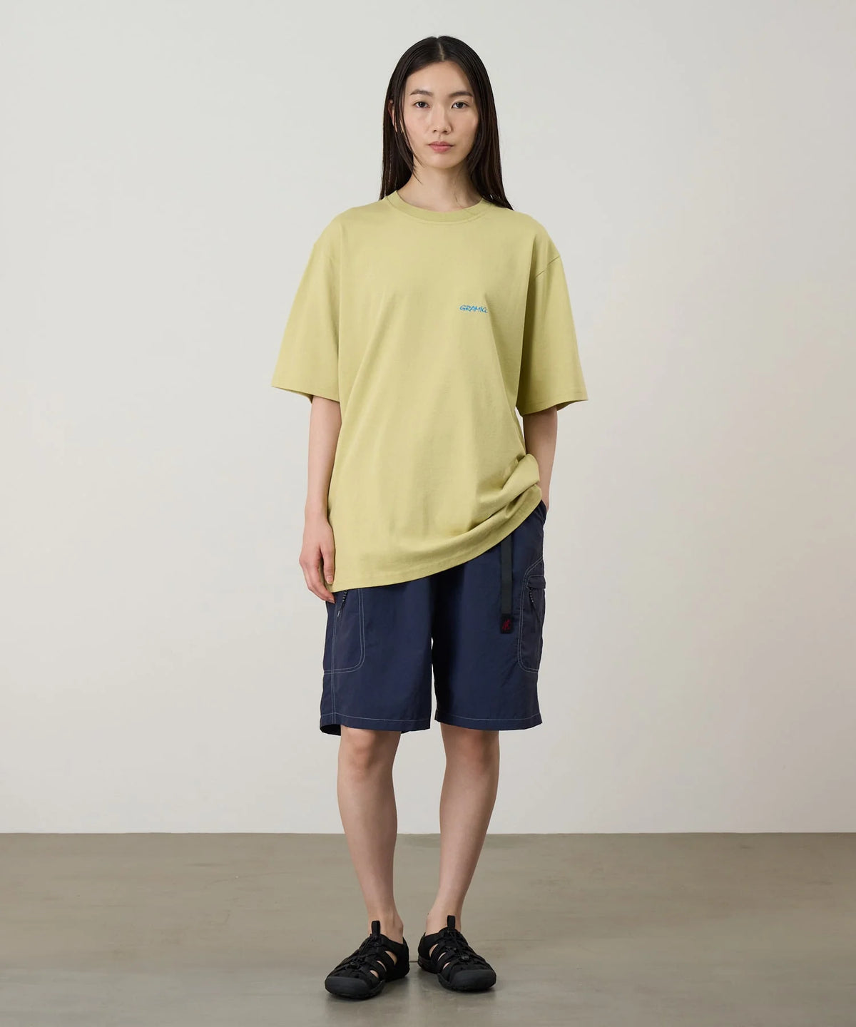 Gramicci Ice Sculpture Tee / limer