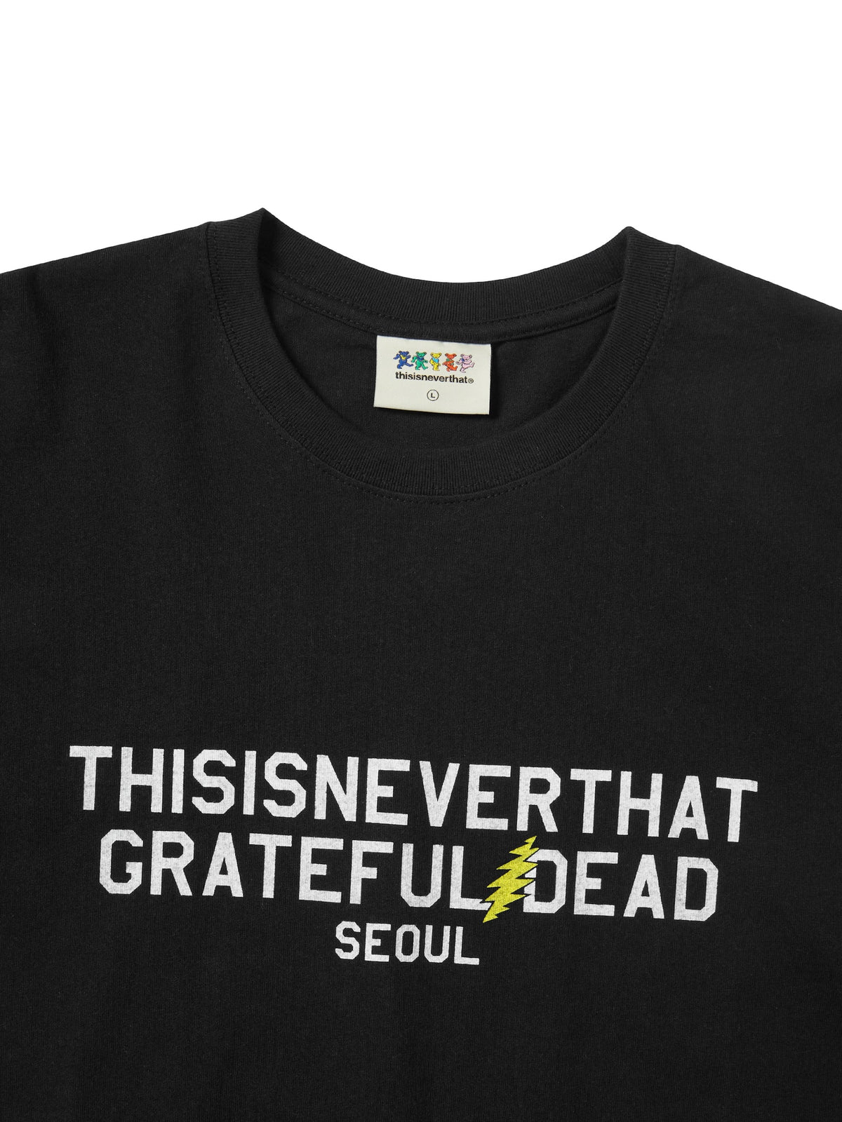 GD Seoul Tour Tee BLACK / THISISNEVERTHAT X GRATEFUL DEAD