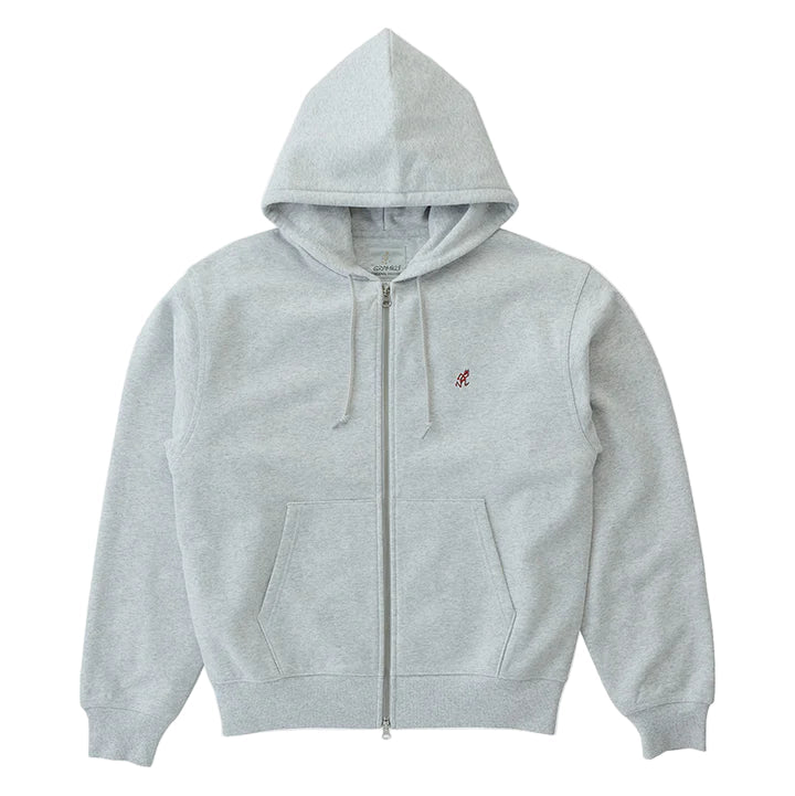 One Point Zip Hooded Sweatshirt / GRAMICCI / ASH HEATHER
