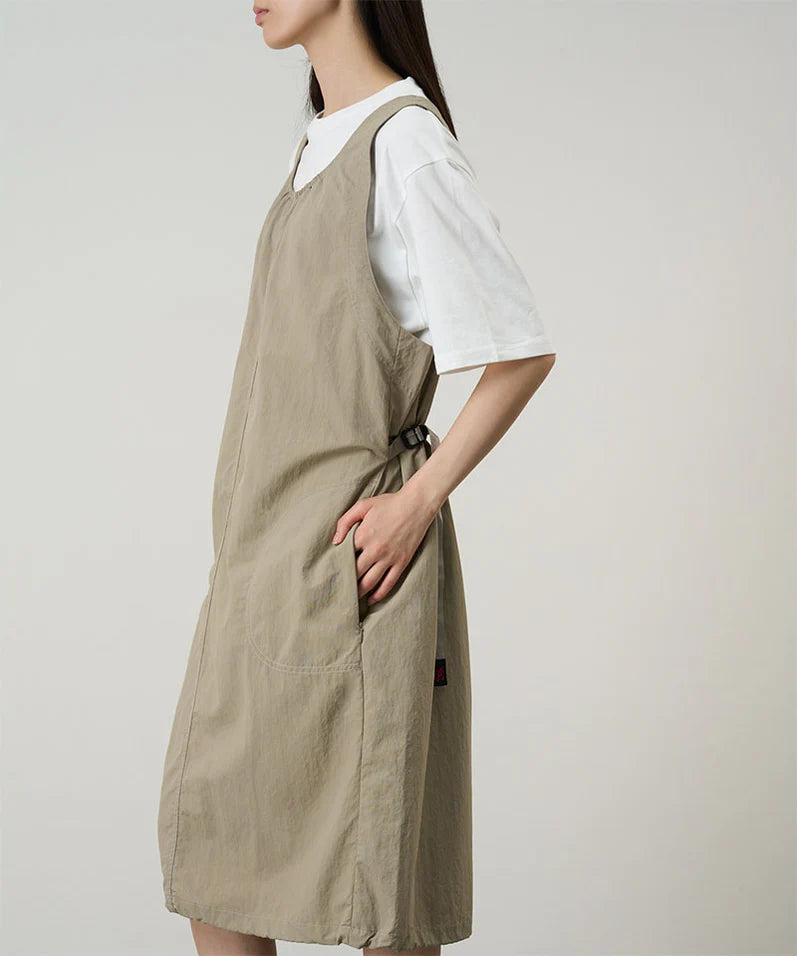 NYLON DRESS / gramicci / milk tea
