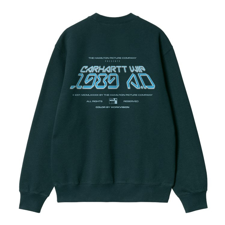 Greatest Flicks Sweat / CARHARTT WIP / DEEP LAGOON