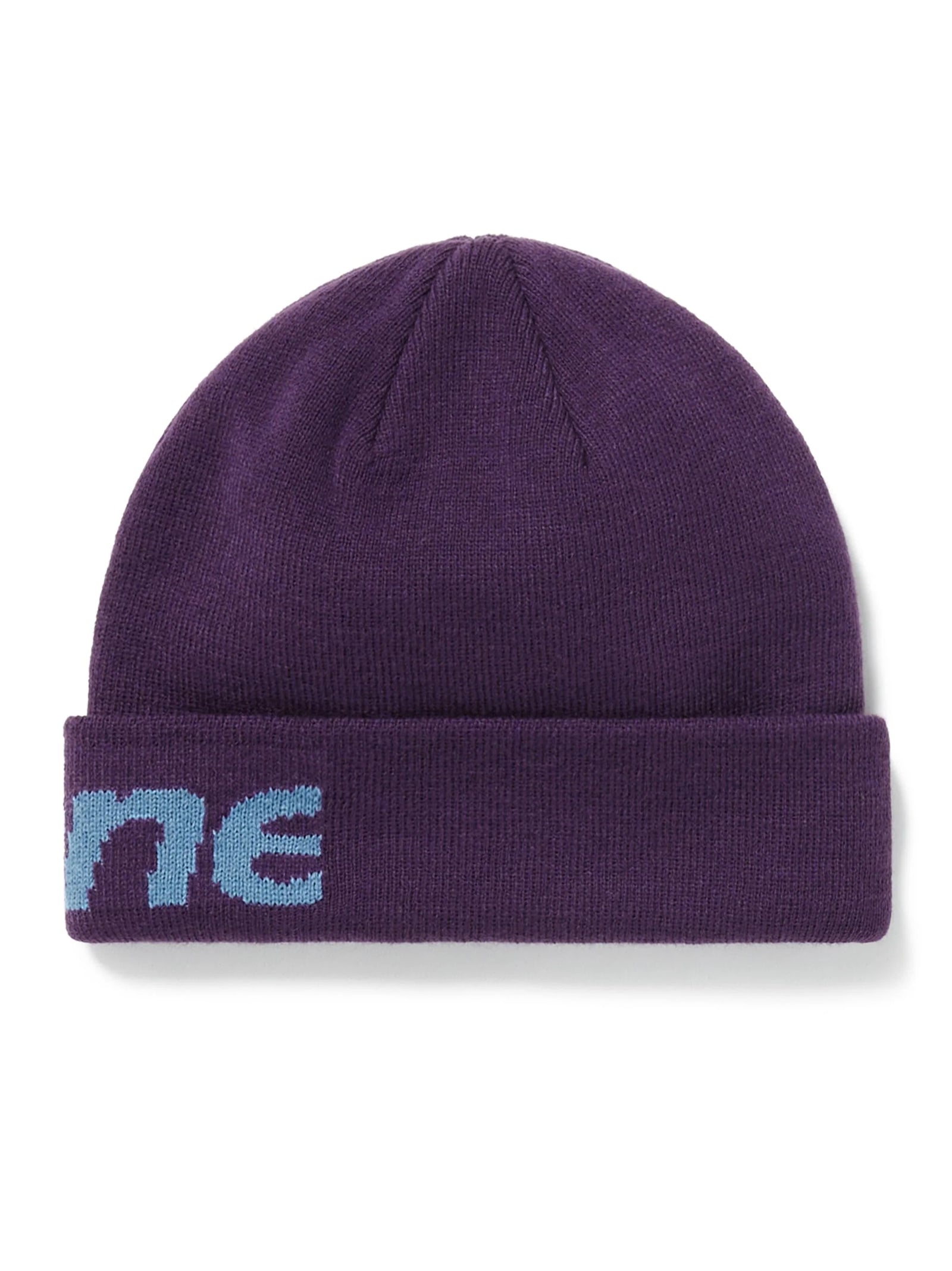 HSP-Logo Big Cuff Beanie Purple / thisisneverthat