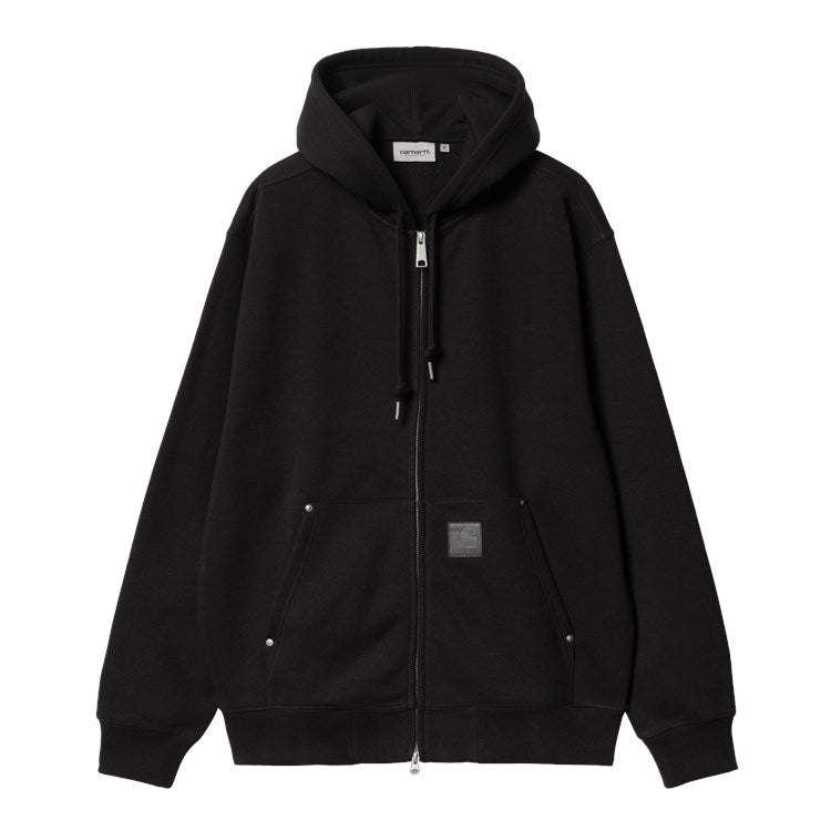 Hooded Eldon Sweat Jacket / carhartt wip / black