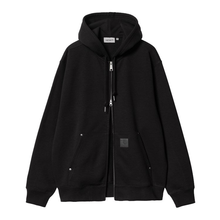 Hooded Eldon Sweat Jacket / carhartt wip / black