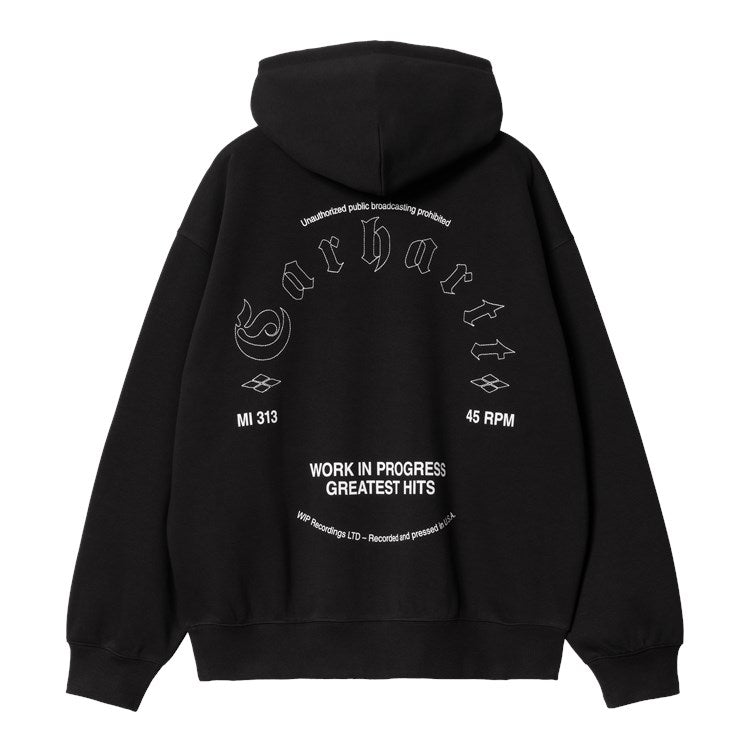 Hooded Greatest Hits Sweat / carhartt wip / black