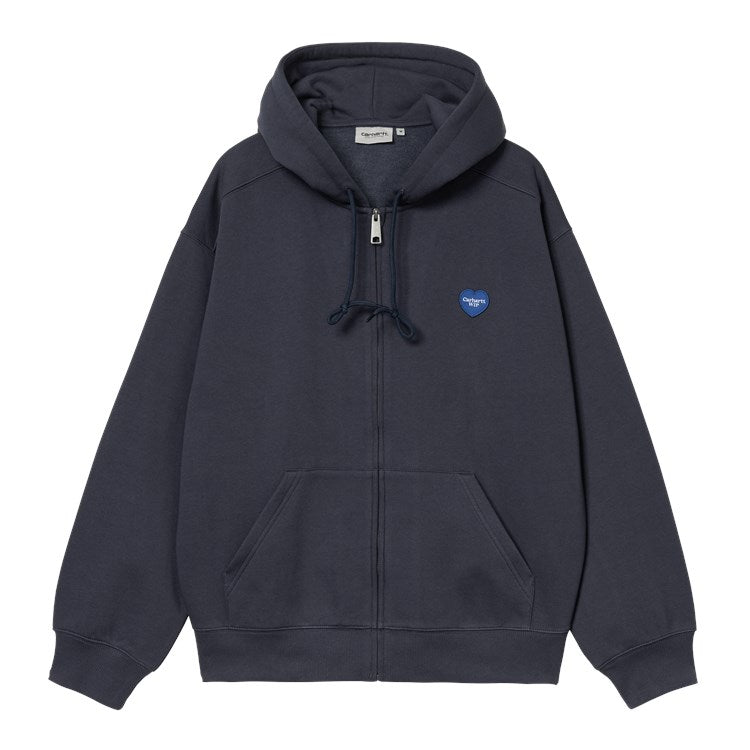Hooded Heart II Hartt Sweat Jacket / carhartt wip / BLUE