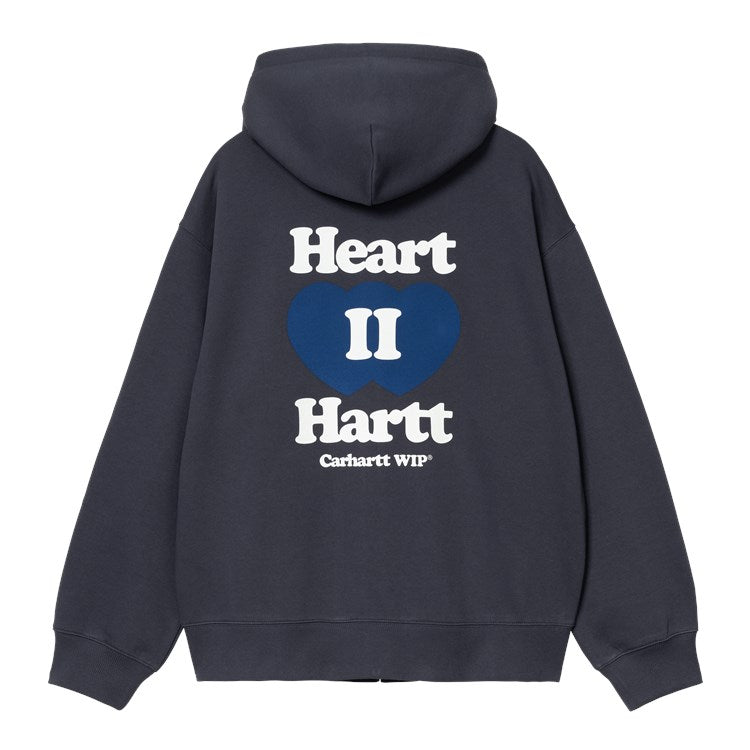 Hooded Heart II Hartt Sweat Jacket / carhartt wip / BLUE