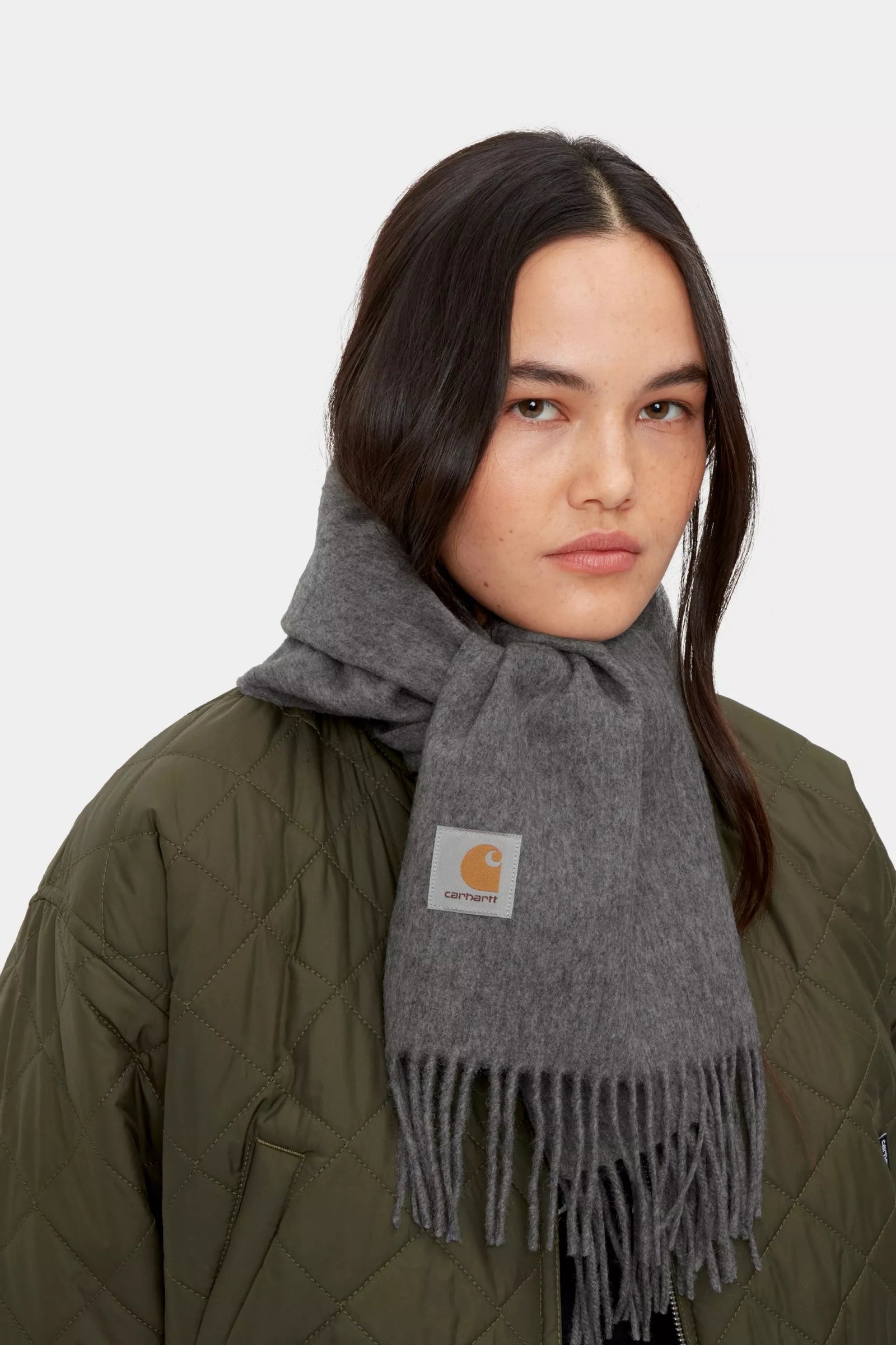 Clan Scarf / carhartt wip / dark grey heather