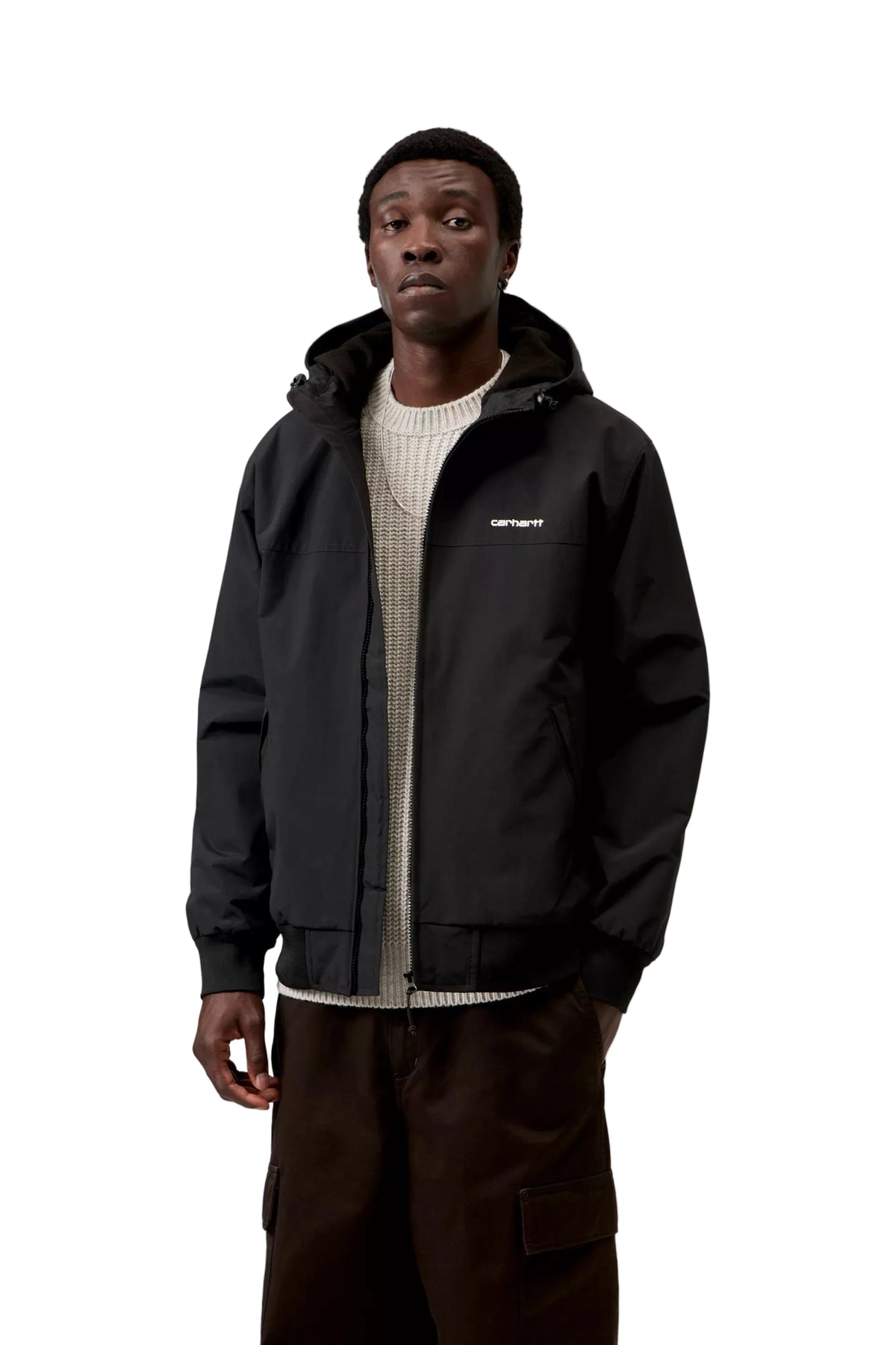 Hooded Sail Jacket / carhartt wip / black